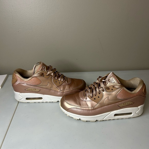 Nike Air Max 90 (896497-902) Premium Metallic Red Bronze Size 9 - Picture 6 of 7